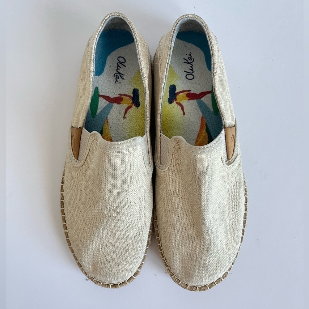 Olukai Kaula Pa'a Kapa Espadrilles Slip On Women's Size 6.5 - Picture 5 of 11